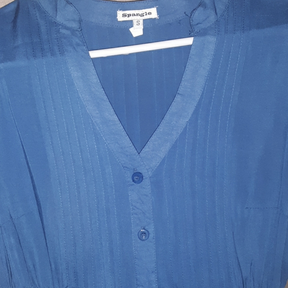 Blue sheer shirt - Picture 2 of 4